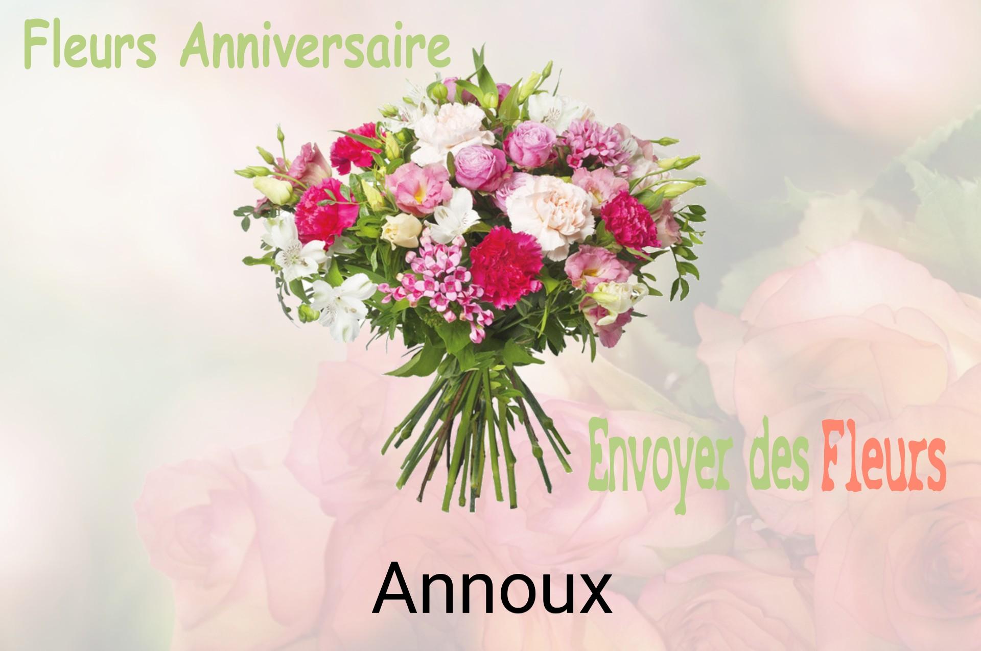 Bouquet de fleurs d’anniversaire livré à Annoux